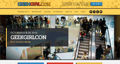 Desktop Screenshot of geekgirlcon.com