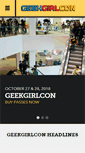 Mobile Screenshot of geekgirlcon.com